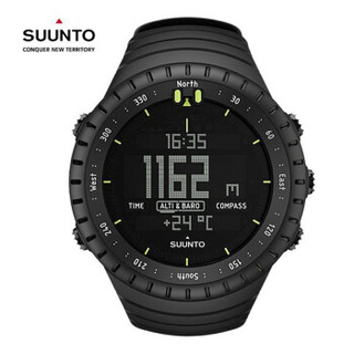 SUUNTO 颂拓 CORE全黑 核心系列经典户外多功能手表露营登山运动腕表礼物