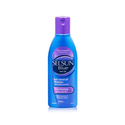 Selsun Blue 特效去屑止痒洗发水 200ml （蓝盖、紫盖） *6件