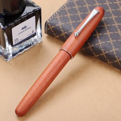 JINHAO 金豪 9035 木杆钢笔 0.7mm 送笔袋1个