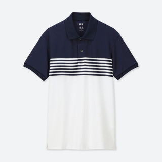 商品优衣库 uniqlo 415953 男装 dry-ex横条polo衫(短袖)