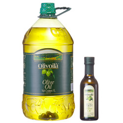 Olivoilà 欧丽薇兰 压榨纯正橄榄油 5L