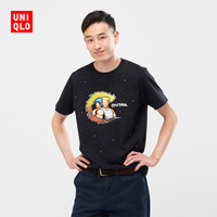 UNIQLO 优衣库 UQ422539000 Game C.P.印花T恤 (黑色)