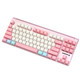 新品发售：CHERRY 樱桃 MX8.0 RGB 合金粉色版 机械键盘 Cherry红轴