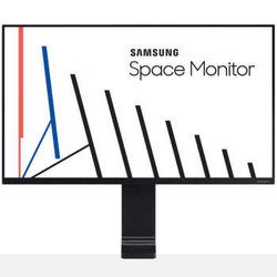 SAMSUNG 三星 Space Monitor 31.5英寸 VA显示器（4K、100%sRGB、空气感支架）
