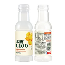 农夫山泉 水溶C100（柠檬）混合果汁445ml*15瓶 整箱 *3件