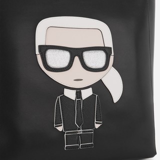 Karl Lagerfeld 卡尔.拉格斐 K/Ikonik 女款真皮托特包