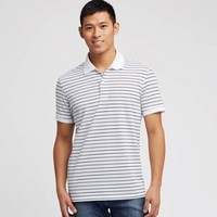 UNIQLO 优衣库 415951  男士 DRY-EX横条POLO衫