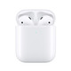 4日：Apple 苹果 新AirPods（二代）真无线蓝牙耳机 有线充电盒版