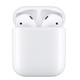 Apple 苹果 新AirPods（二代）真无线蓝牙耳机 有线充电盒版