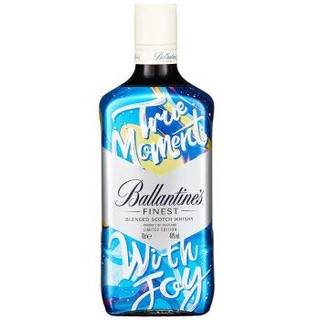 百龄坛（Ballantine’s）洋酒 特醇 苏格兰 威士忌 真我蓝京东限量版 700ml *3件