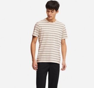 UNIQLO 优衣库 414408 SUPIMA COTTON 男士条纹T恤