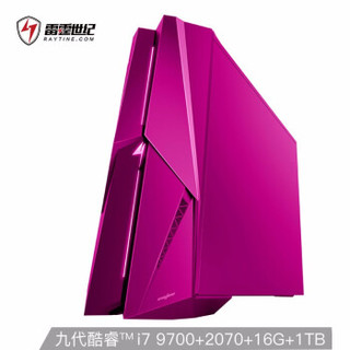 RAYTINE 雷霆世纪 幻彩觉醒 X7S 台式电脑主机 西斯红（i7-9700、16GB、1TB SSD、RTX2070）