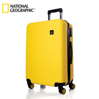 National Geographic 国家地理 超轻密码拉杆箱万向轮旅行箱行李箱登机箱 N078HA (黑色、20寸)