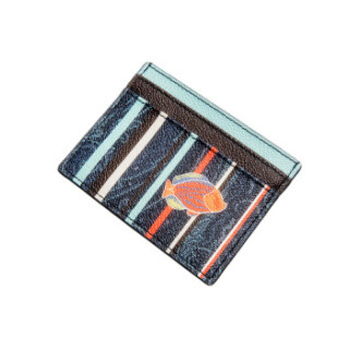 ETRO 艾绰 限量胶囊系列 限量小鱼印花 奇幻海洋印花卡夹 192 P1H76921800200