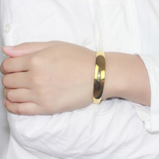 商品xifulong 喜福龙 a4012 光面推拉活口 黄金手镯 80克