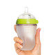 comotomo 可么多么 原装进口宽口径硅胶奶瓶防摔防胀气 （送非原装吸管把手） 绿色 250ML *3件