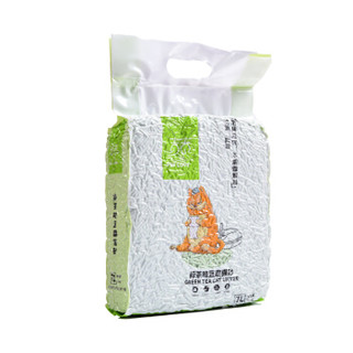 GiGi 吉吉 绿茶豆腐猫砂7L 白色 加量装 (4-10L)