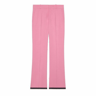 GUCCI 古驰 裤子 奢侈品 女士粉色弹力人造丝靴裤长裤   558057 ZKR01 5183