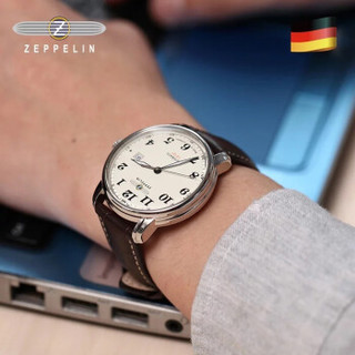 ZEPPELIN 齐柏林飞艇 齐博林 伯爵系列 7656-5 男士自动机械手表