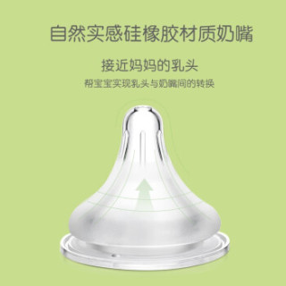 pigeon 贝亲 自然实感宽口径奶嘴LL号 BA118