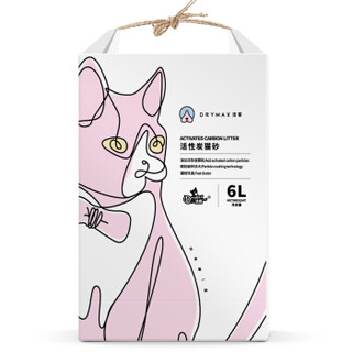 Drymax 洁客 植物无尘活性炭豆腐破碎猫砂 白色 6L (4-10L)