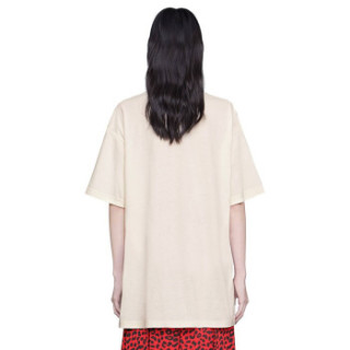 GUCCI 古奇 女士T恤圆领亮片刺绣Gucci草莓印花Oversize造型 539081 XJA2J 7136