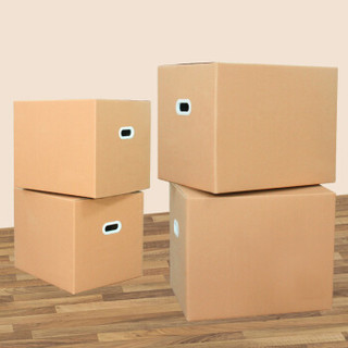 Beisesi 贝瑟斯 搬家纸箱子大号5层加硬打包箱收纳整理箱纸皮盒60*40*50cm2个装