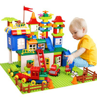 Yu Er Bao 育儿宝 1-3岁3-6岁益智玩具积木拼装玩具 150块场景积木