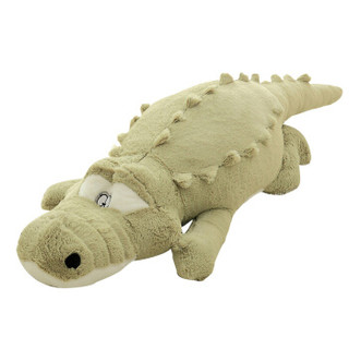 萌糯糯 超大鳄鱼毛绒玩具1.7米2.3米女 灰色