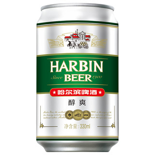 HARBIN 哈尔滨啤酒 醇爽啤酒 330ml*24听