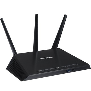 NETGEAR 美国网件 R7450 变形金刚版 单频2600M 企业级千兆无线路由器 WiFi 5 (802.11ac) 黑色