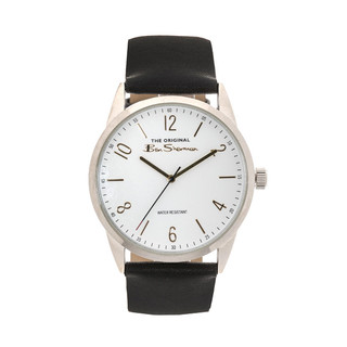 银联专享：BEN SHERMAN Mens Black Strap BS170 Watch 男士手表