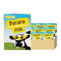 88VIP：VIVA 韦沃 香蕉牛奶 200ml*21盒 *4件 +凑单品