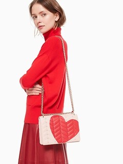 Kate Spade 女士爱心链条挎包