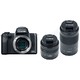 Canon/佳能 EOS M50 双头套机 EF-M 15-45 55-200 黑色
