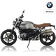 宝马BMW  R NINET SCRAMBLER  摩托车 金属磨沙灰