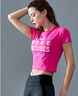 ACCA   AW117004 女子瑜伽服运动短T恤
