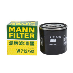 MANN 曼牌 W712/92 机油滤清器 *4件