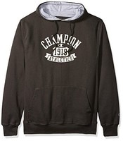 Champion 男式大加长波丝网印花羊毛 Hd W/c Lfe SLV