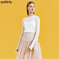 ochirly 欧时力 1GZ3038470 女士长袖针织打底衫