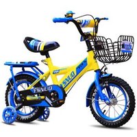 优诗诺（YOUSHINUO） 儿童自行车男女2-3-4-6-10岁小孩单车 R款黄色座位款