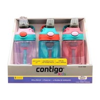 银联专享：contigo 康迪克 防漏儿童吸管杯 414ml *3个 