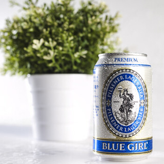 BLUE GIRL 蓝妹 黄啤酒 (330mL、24、4.5%vol、听装、10.2)