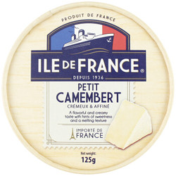 ILE DE FRANCE 法兰希 小金文奶酪 125g *5件 +凑单品