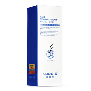 KOOGIS 脱毛膏60g 非面部胡子喷雾 (60g)