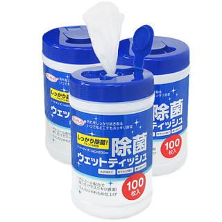 TO-PLAN 东京企划 清洁湿巾 100抽*3桶