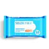 solex 舒露洁 10抽*6包 杀菌卫生小包厕纸巾马桶清洁10抽 6包