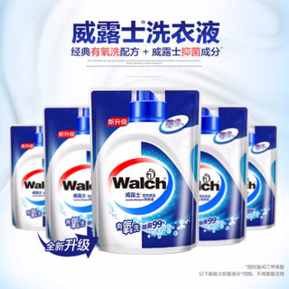 Walch 威露士 La有氧洗衣液500ml*6袋机洗补充装袋装柠檬清新