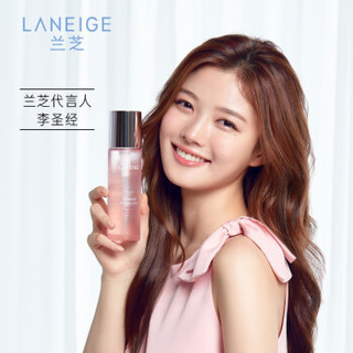 LANEIGE 兰芝 鲜活亮采维果 洁颜水卸妆水滋润不紧绷保湿水润清爽 舒缓温和融化肌肤角质 温和细 精华肌底液（含化妆棉）150ml+60片 (150ml)