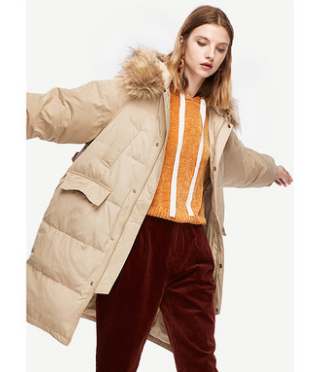 URBAN REVIVO WG46R1KN2007 女士保暖羽绒服
